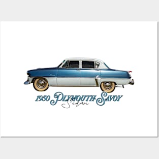 1954 Plymouth Savoy Sedan Posters and Art